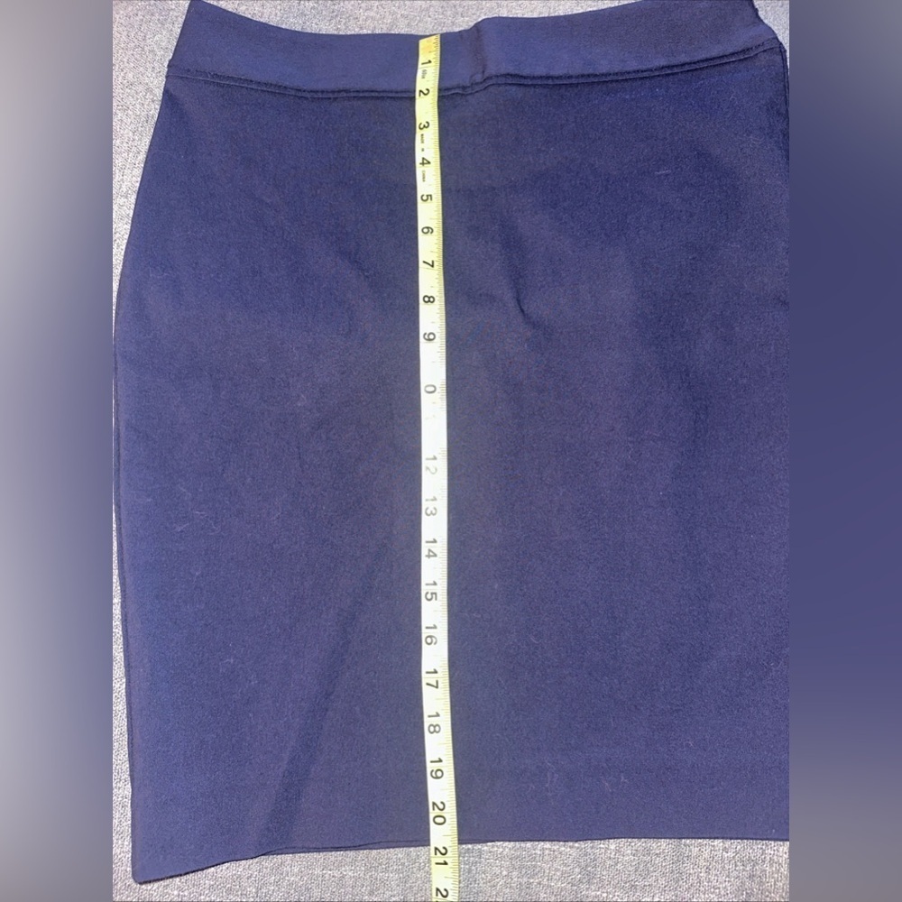 NWT THE LIMITED Women’s Exact Stretch Blue Pencil Skirt Sz 6 Business Stretch - Picture 5 of 8